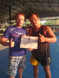 pad holding certificate