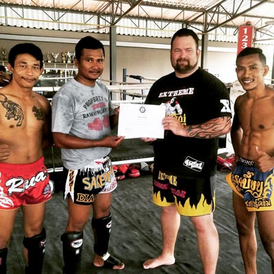 muay thai certificate