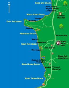 map of khao lak