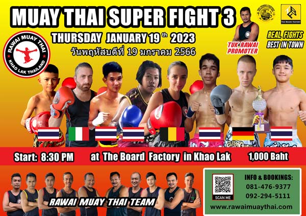 Muay Thai Fights in Khao Lak