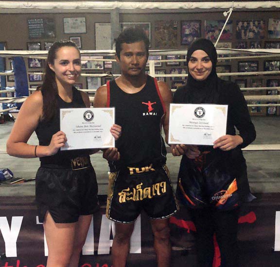 muay thai certificate