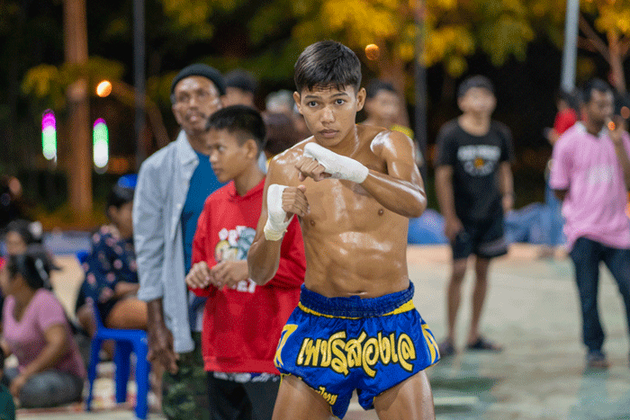 shadow boxing